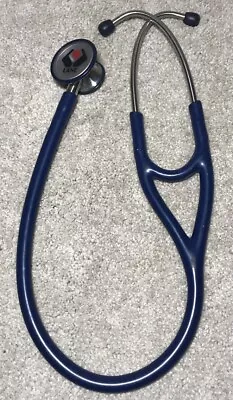 Lane Medical - Stethoscope- Classic Stainless Steel - Dark Blue - Tested/Works • $24.95