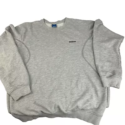 £12 • Buy Reebok Grey Sweatshirt Pullover Medium