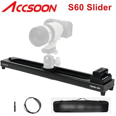 Accsoon TOPRIG S60 60cm Motorized Focusing Camera Video Slider Rail APP Control • $399