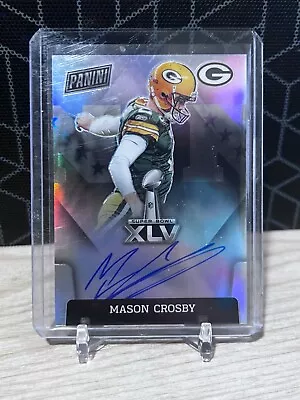 2022 Panini #SBXLV-MC Mason Crosby Super Bowl Signatures On-Card Auto Packers • $18.50