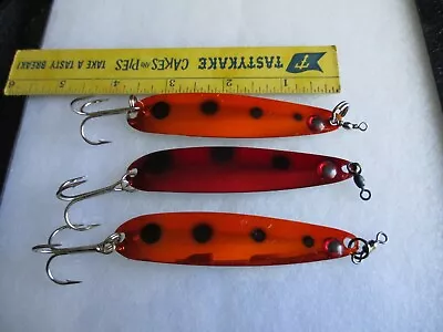 Lot Of 3  Michigan Stinger 3 5/8 Inch. Spoons New No Package As Pictured • $16.95