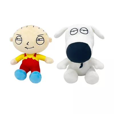 18cm Family Guy Plush Toy Stewie Brian Soft Stuffed Doll Toy Kids Gift • $26.99