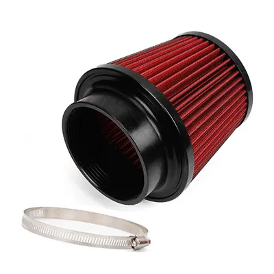 Car 4 Inch Universal Round Cone Mushroom Head Air Intake Filter With Clamp • $18.52