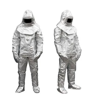 $139 • Buy 1000°C Thermal Radiation Degree Heat Resistant Aluminized Suit Fireproof Cloth