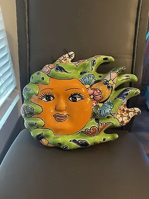 Talavera Sun Hand Painted Ceramic. • $30
