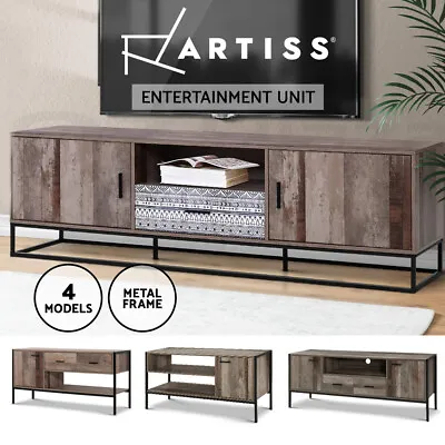 $141.95 • Buy Artiss TV Cabinet Entertainment Unit Stand Storage Drawers Industrial Rustic