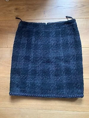 Chanel Skirt Size 42 Uk Size 14 Black • £150