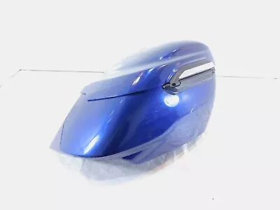 2013 Yamaha V-Star 1300 Deluxe XVS1300 XVS13CTF Blue Right Side Rear Saddlebag • $349.99