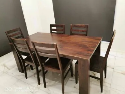 $375 • Buy 6 Seater Solid Wood Dining Table