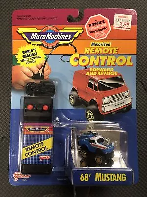 MICRO MACHINES Remote Control 68 Mustang- Galoob No 16540. New In Box 1989 • $49.99