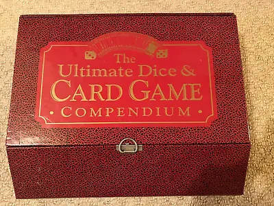 The Ultimate Dice And Card Game Compendium Boxed • £4