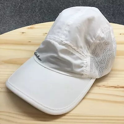 Eddie Bauer Baseball Cap Hat Mens One Size White Perforated Adjustable Logo • $14.24