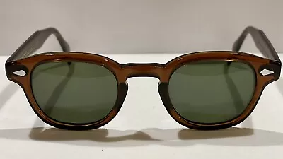 Moscot Lemtosh Brown 44mm Small Sunglasses Authentic • $220