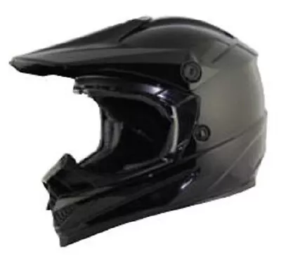 Zox Rush Off Road Solid Matte Black Helmet 3xl Xxxl Triple Extra Large • $49.99