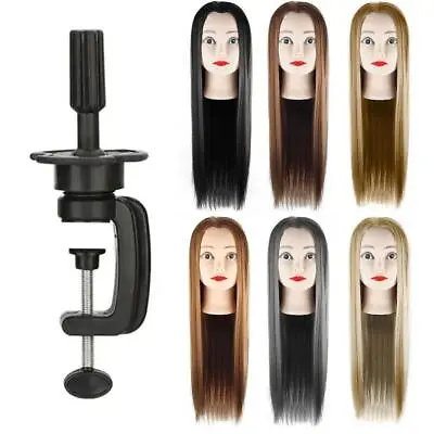 Hairdressing Clamp Stand Clamp Training Head Mannequin Stand Adjustable New R3V0 • $9.21