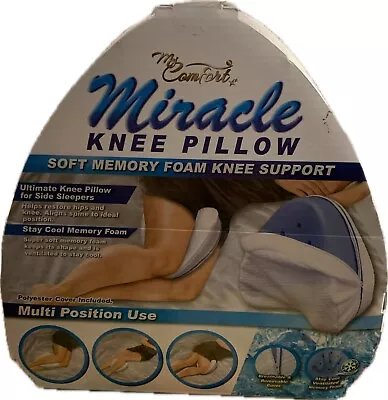 NEW My Comfort Miracle Knee Leg Pillow - Memory Foam Support • $9.99