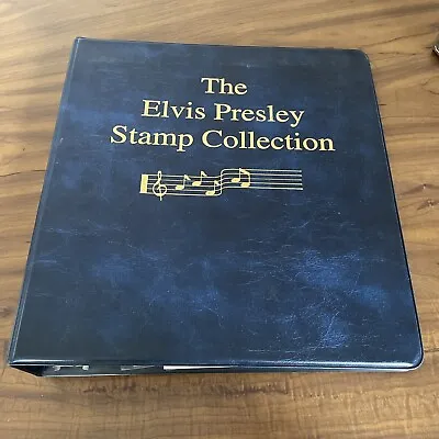 Elvis Presley Stamp Collection Binder With 37 MINT Sets Loose Stamps** • $65