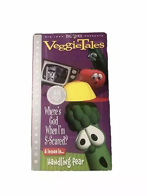 VeggieTales - Wheres God When Im S-Scared (VHS 1998) • $5