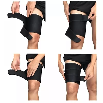 Unisex Thigh Support Compression Sleeve Brace Hamstring Protector Leg Wrap • $13.90