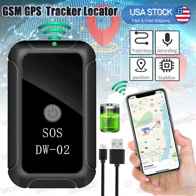 Real-time GPS Tracker Tracking Locator Device GSM Car/Motorcycle Anti Theft Free • $18.99