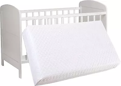 Eco-Breathable Ultra Fibre Zip Cover Baby&Toddler Quilted Cot Mattress All Sizes • £38.94