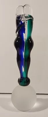 Murano Art Glass Lovers Statue Sculpture  • $225