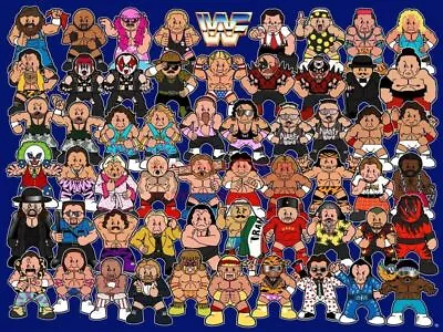 80's Vintage Eighties Cartoon Poster WWF CARTOONS Poster 1 (20x30) • $18