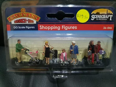 Bachmann Scenecraft 36-046 Shopping Figures OO Scale • $29.50