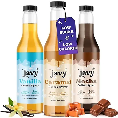 Javy Premium Coffee Syrup Pack Low SugarGreat For Flavoring All Types Of Drink • $29.95