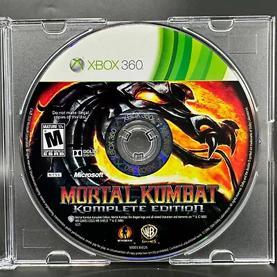 Mortal Kombat Komplete Edition (Microsoft Xbox 360) *GAME DISC ONLY - TESTED* • $22.49
