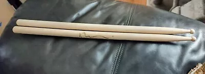 $250 • Buy Duran Duran Roger Taylor Drum God Signed Autograph Generic Pair Drum Sticks Rare