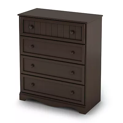 South Shore Savannah Collection 4 Drawer Chest - Espresso Model 10576714 • $252.49
