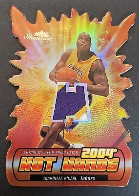 2004-05 Fleer Showcase Hot Hands Patches HH-SO Shaquille O’Neal RARE INSERT • $1450