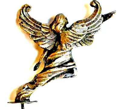 $90 • Buy Vintage Art'Deco Winged Goddess -woman- Hood Ornament. Emblem. Radiator Cup.