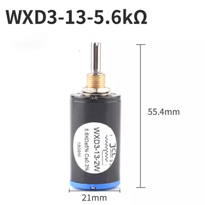 WXD3-13-2W 10 Turn Potentiometer Wirewound Variable Precision Multi-Turn-Adjusta • $1.95