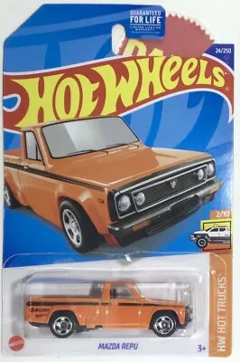 2022 Hot Wheels #24 HW Hot Trucks Mazda Repu Orange Pickup JDM Pickup • $2.99