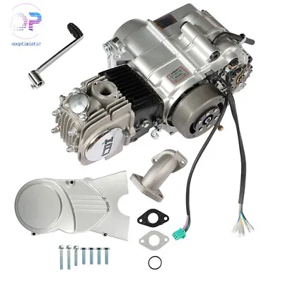 NEW Motorcycle 125cc 4-stroke Manual Clutch 4UP Engine Motor Dirt Pit Bike • $200.11