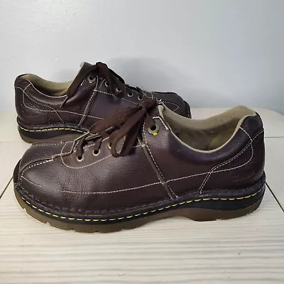 Vintage Dr. Martens Doc Brown Leather Oxford Shoes 11199 Men's Size 9 Woman 10 • $35