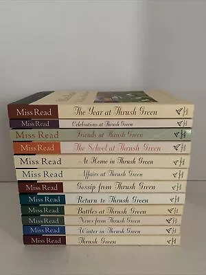 $100 • Buy Lot Of 12 ~ Trade Paperback Books ~ Miss Read ~ THRUSH GREEN Series ~ VGC