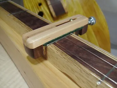 Lap Dulcimer Capo - Hand Crafted With Curly Maple & Black Walnut • $21.95