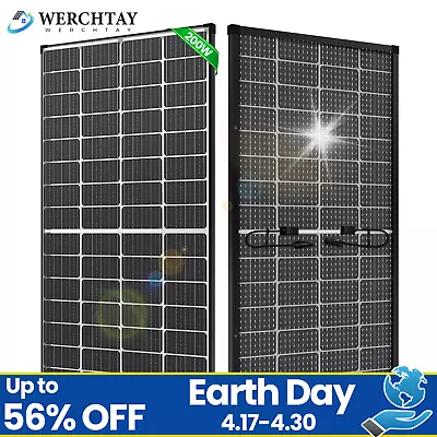 Bifacial 200Watt Solar Panel 12V Mono Battery Home PV Power Off-Grid Boat Power • $120