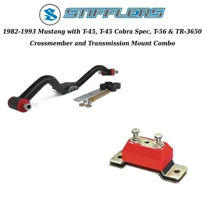 1982-1993 Mustang Stifflers Transmission Crossmember & Mount T-45 T-56 TR-3650 • $232.90