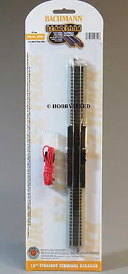 BACHMANN N SCALE EZ TRACK 10  STRAIGHT TERMINAL RERAILER Railer Wire BAC44820 • $9.94