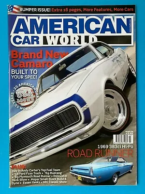 AMERICAN CAR WORLD Magazine - Mar 2008 - Road Runner 1969 - Ford Mustang 1969 • $6.25