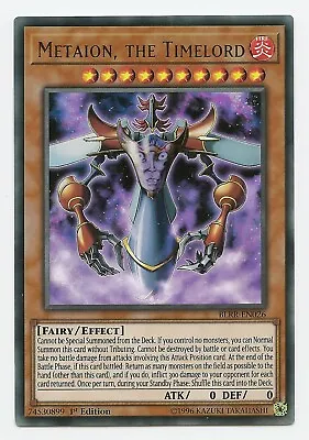 Metaion The Timelord BLRR-EN026 Ultra Rare Yu-Gi-Oh Card 1st Edition New • $3.42