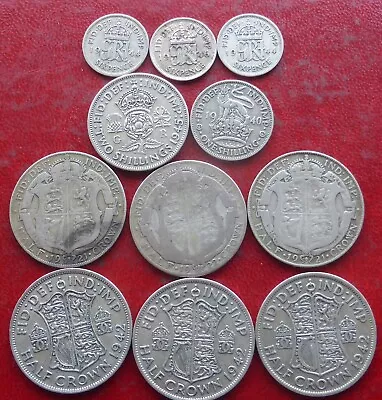 £33 • Buy Approx 110 Grammes Of Pre 1947 Silver Coins / Scrap Or Collect (447)