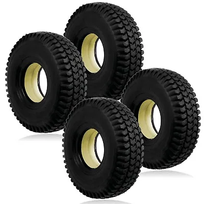 Mobility Scooter Tyre 3.00 X 4 Solid Block Tread 300-4 300x4 260x85 PU Fill X 4 • £103.99