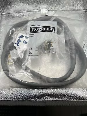 EVERBUILT 4 Ft. 3 Prong 3-Wire Closed-Eyelet 40 Amp Range Power Cord • $11.99