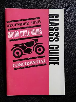 Glass's Guide Motorcycle Values Book 1975 Triumphducatilambrettabsabmwhonda • $3.11