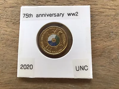 2020 75th Anniversary W W 2 Two Dollar Unc From Mint Roll Very Nice As Per Photo • $3.20